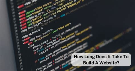 How Long Does It Take To Build A Website From Scratch